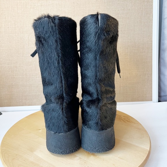 Pajar Fur Boots Size 38 or 7-7.5 US - Picture 4 of 14